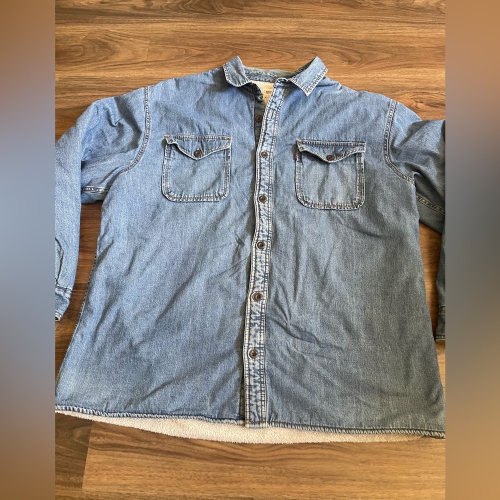 Levi's Blue Denim Shirt Jacket